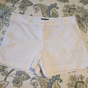 Nautica Women's White Chino Shorts